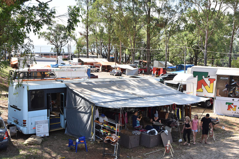 Área de acampamento já recebe participantes do Rodeio Internacional de Soledade