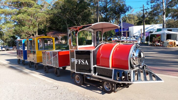 Passeio de Mini Fusca e Mini Trem são oferecidos no Rodeio de Soledade