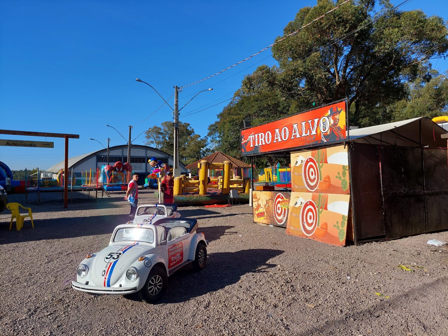 Passeio de Mini Fusca e Mini Trem são oferecidos no Rodeio de Soledade